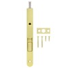 Nuk3y Heavy Duty 7-Inch Solid Brass Flush Bolt (Polished Brass)