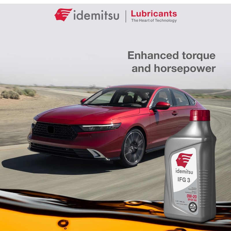 Idemitsu Full Synthetic 0W-20 Engine Oil SP/GF-6-1QT