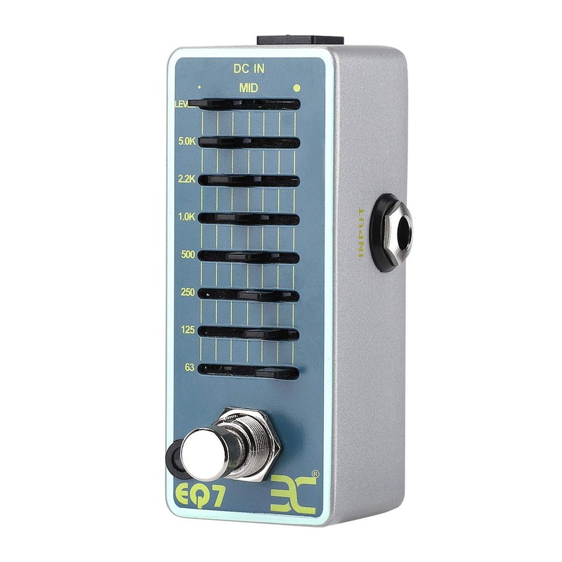 EX 7 Band EQ Micro Electric Guitar Effect Pedal With
