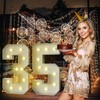 3FT Marquee Light Up Number,Marquee Numbers 3 Feet Tall, Large
