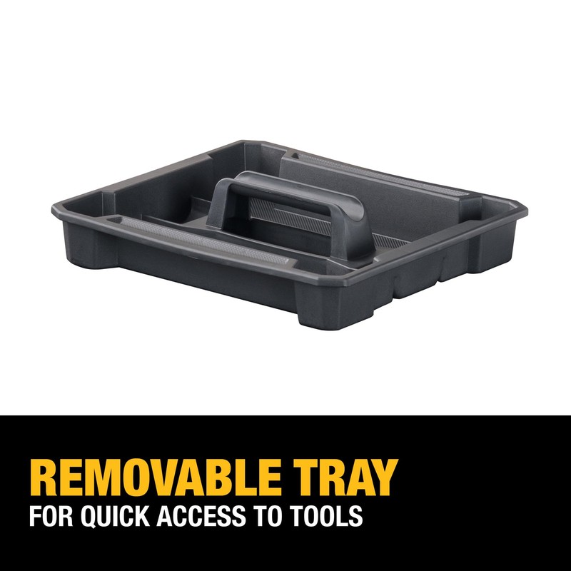 DEWALT TSTAK Tool Box, Extra Large Design, Removable Tray for