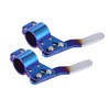 HEROFFIX 2pcs Car Turn Signal Extension Steering Wheel Extension Turn Rod Position Up Kit Rod Extension Grilled Blue Replace Parts