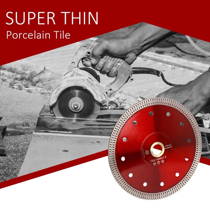 6 Inch Super Thin Diamond Tile Blade for Cutting Porcelain