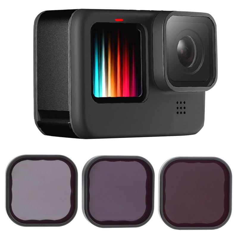 TELESIN Motion Camera Filter Kit ND 8/16/32 Neutral Density Filter