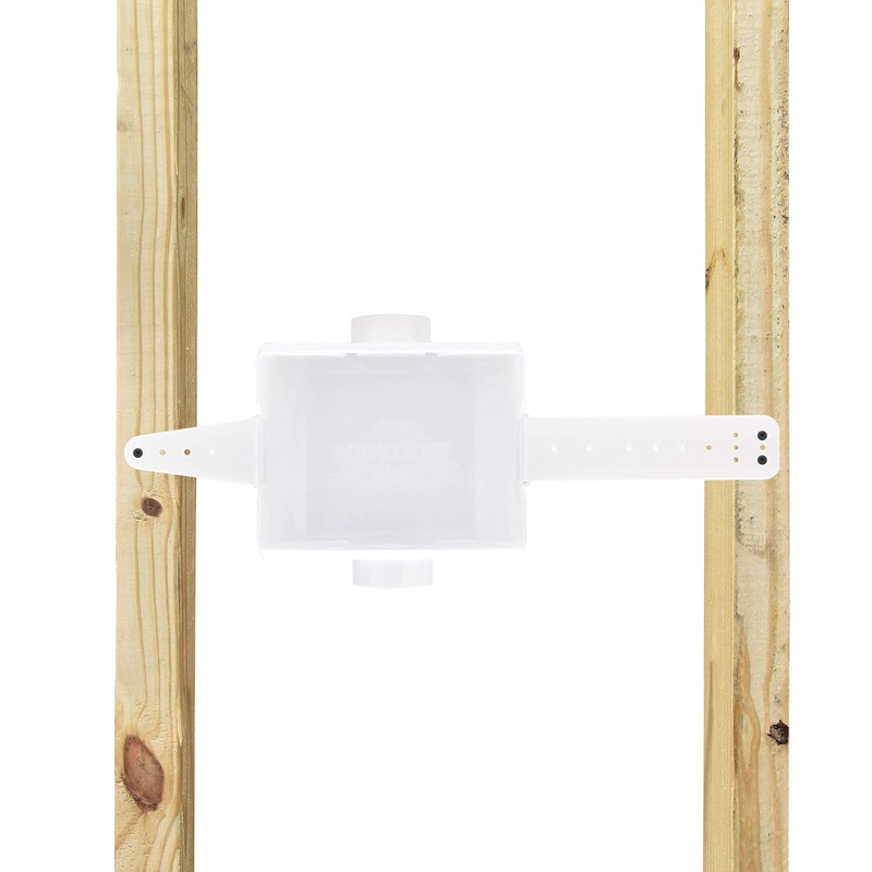 Eastman 1/2 Inch Universal Center Drain Washing Machine Outlet Box,