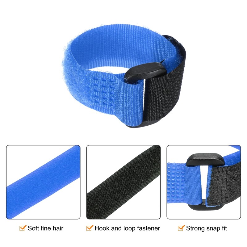 MECCANIXITY 6 Pcs Reusable Battery Tie Down Straps, 0.8"x6" Nylon