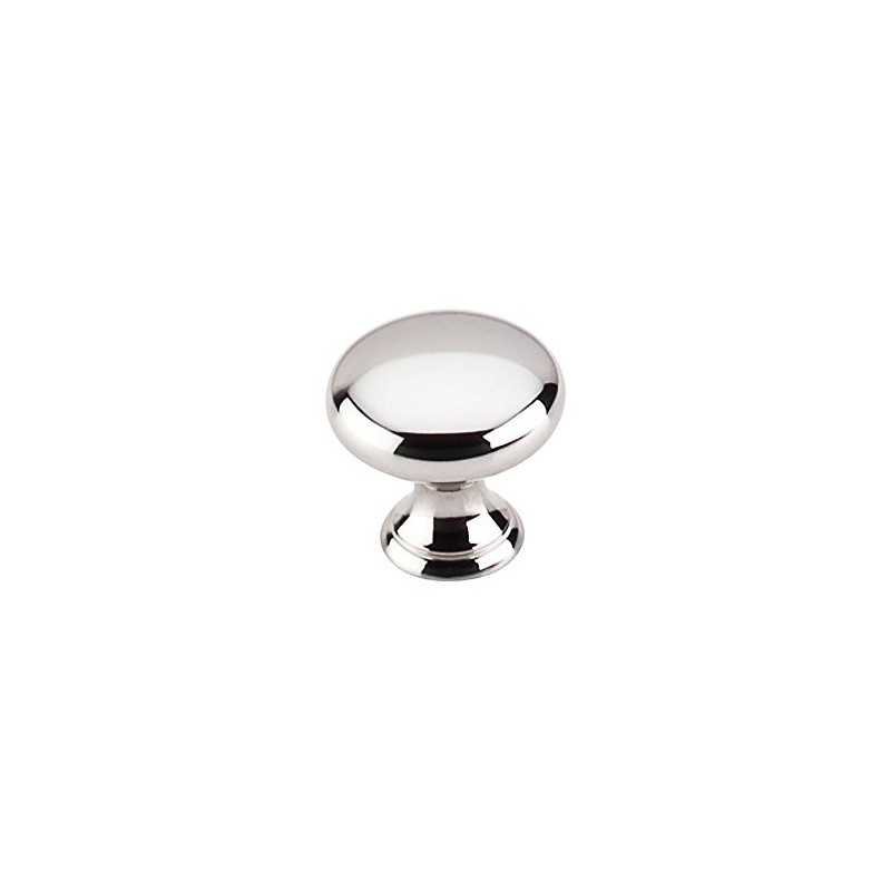 Top Knobs M1311 Asbury Collection 15/16" Mushroom Knob, Polished Nickel