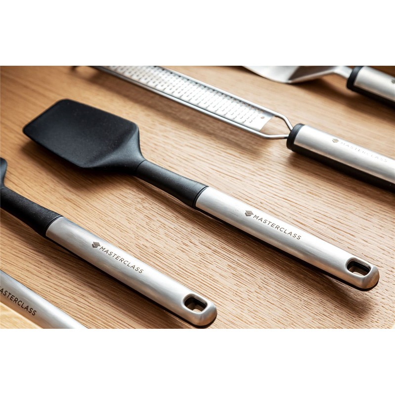MasterClass Soft Grip Stainless Steel Spoon Spatula