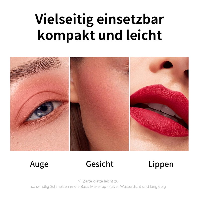 Qwesure Xixi Highlighting Rouge Stick Pearlescent Natural Highlighter Shimmering Long