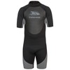Trespass Scuba, Black, 2/3, Short 3mm Neoprene Suit with 7mm