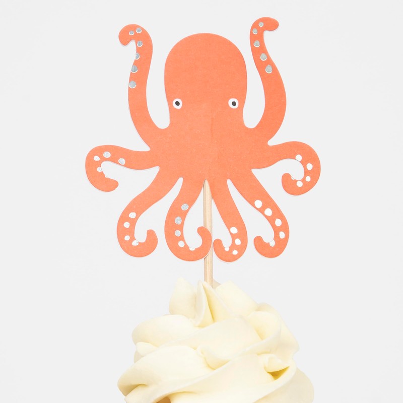 Meri Meri Octopus & Shark Cupcake Kit (Pack of 24)