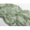 Vitalizart Cheesecloth Table Runner Sage Green 35 x 120 inches