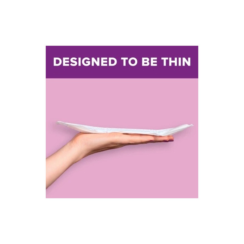 54 Count Poise Thin Incontinence Pads for Women,4 Drop, Absorbency,