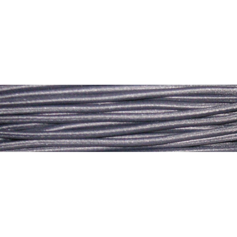 Elastic Cord / Rubber Cord Medium Grey 2.5 mm 5