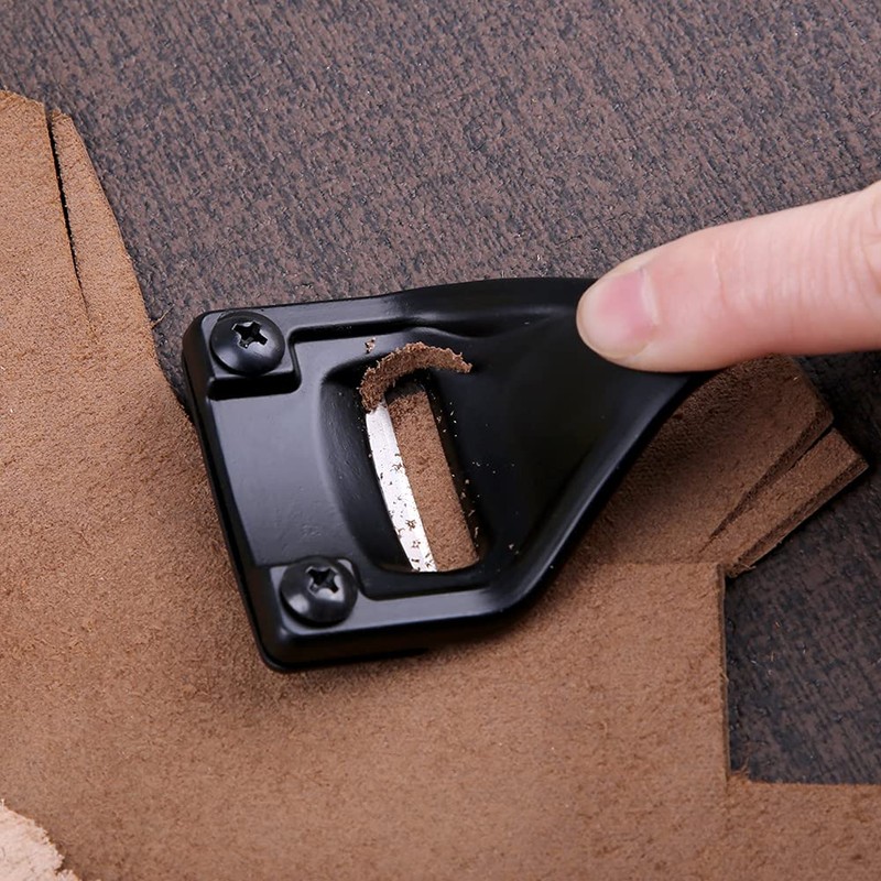 Metal Leather Skiver, Leather Edge Skiver, Sharp Skiver with Comfortable