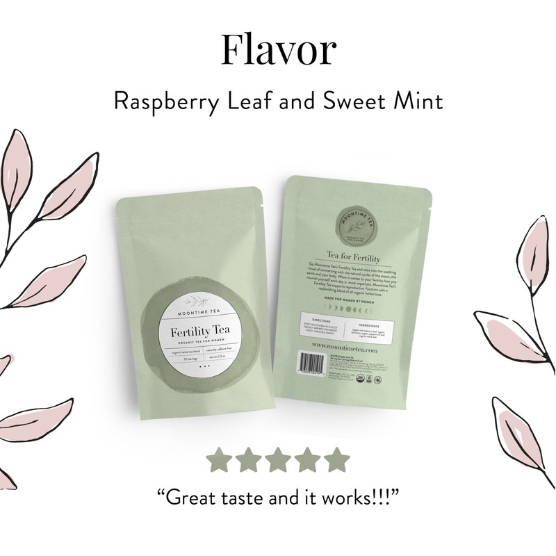 Organic Fertility Tea, 30 Teabags, 2.12 oz