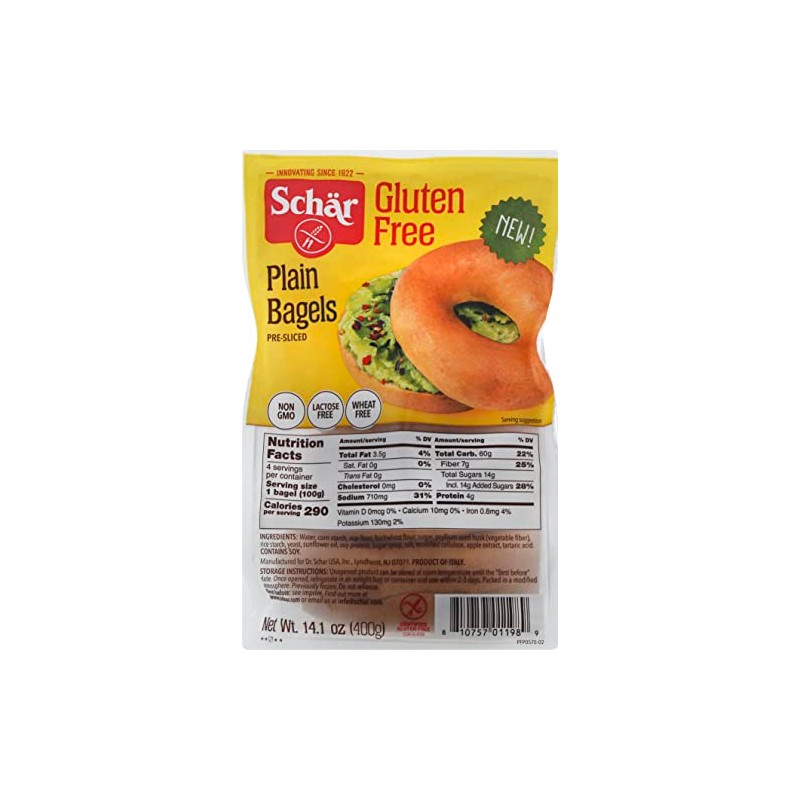 Schar - Bagel Plain - Case of 4-14.1 Oz
