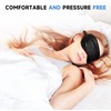 Sleep Mask Silk Eye Mask for Sleeping, Blackout Anti-Allergy Silk