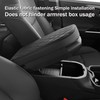 POKSRI RAV4 Center Console Armrest Cover Fit 2025 2024 2023