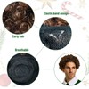 Xambop Short Curly Dark Brown Rocker Party Wig Halloween Christmas