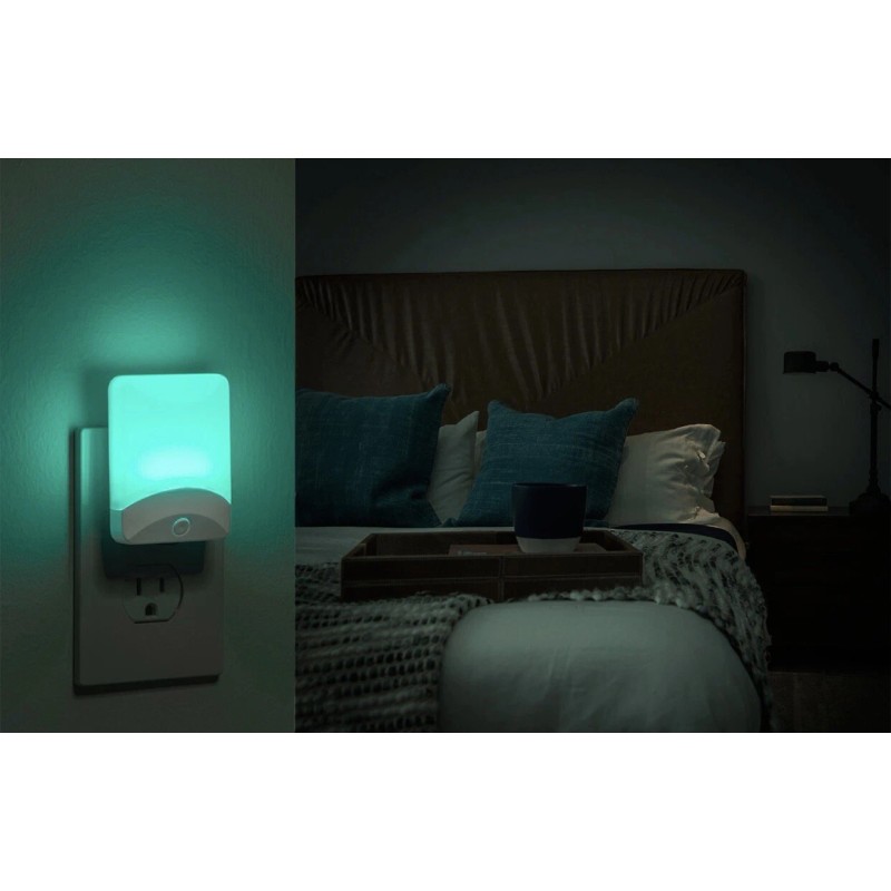 GE, 4 Pk - Color-Changing LED RGB Plug-In Night Light,