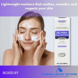 Equate Beauty Oil Free Moisturizer- for Face Care of Sensitive Skin, Fragrance Free, 4 fl oz (Pack of 1), Boxed By Fusion Shop Store