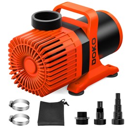 DOKO Submersible Water Pump, 7990 GPH Pond Pump with 20FT Power Cord and 26 FT Lift Heigh, 600W Ultra Quiet Fountain Water Pump for Pond Aquarium, Waterfall, Fish Tank, Hydroponic