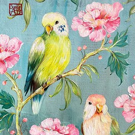 20 Napkins Birds in Colourful Paradise | Animals | Table Decoration 33 x 33 cm
