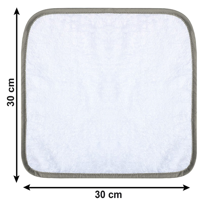 QCS Towels - Hotel Collection 6 Pack Premium White Face