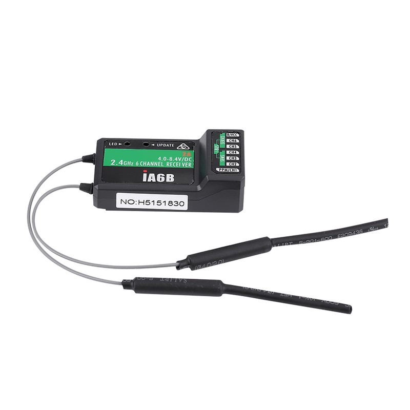 Flysky FS‑IA6B IA6B 2.4G 6CH RC Receiver PPM for FS‑I6X
