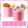 Newtay 100 Packs Ice Cream Cup 9oz Disposable Snack Paper