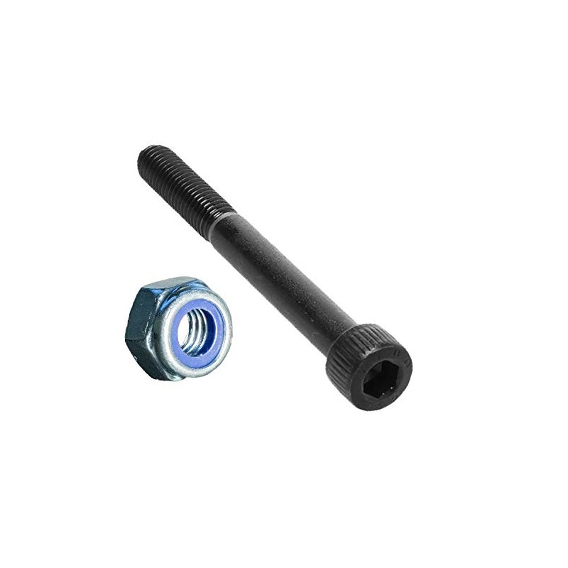 M8 Stunt Scooter Axle 12.9 Industrial Hex/M8 Self-Locking Nut (60