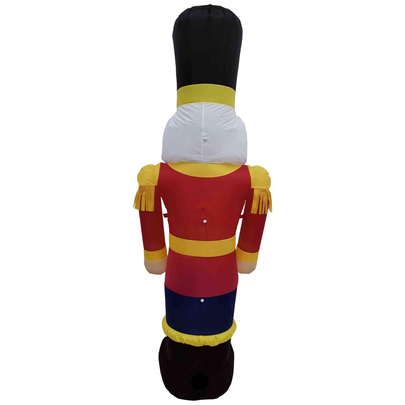 Lighted Inflatable Nutcracker Soldier Outdoor Christmas Decoration - 6.25'