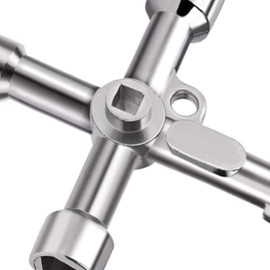 7 in 1 Meter Box Key Gas Key Meter Key Utilities Key for Electric Cupboard Cabinet Opening Key Zinc Alloy