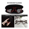 Monira & Gaspard Glasses Case, Eyeglass Case, Sunglasses Case, Lightweight,