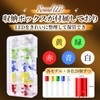 発光ダイオード led 方形チップ 2mm3mm4mm 計100個 五色セット 赤黄青緑白 収納ケース付 明るさ安定 長時間点灯