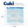 Cuki0 Cuki Lebensmittelbeutel, luftdicht, mit Schieber, 27 x 25 cm,