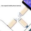 USB 3.0 U Disk Golden Aluminum Alloy ThreeInOne High Speed
