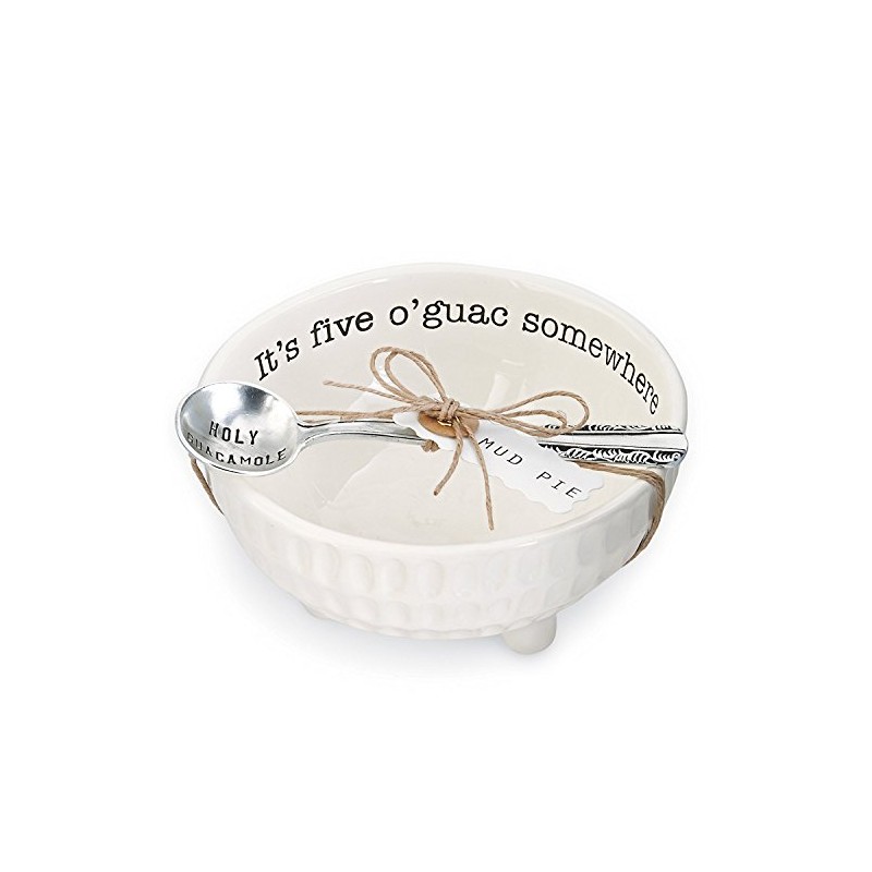 Mud Pie Circa Guacamole and Salsa Serving Dish Sets (Five