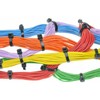 200 Pack 250mm x 4.8mm Black Zip Ties - Heavy