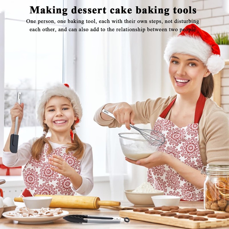 ReaNea Kitchen Cooking Utensils Set 26 Pieces, Stainless Steel Heavy