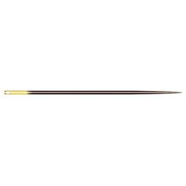 Clover 4971 Clover No.10 Agujas Apliques/Sharps, Negro/Oro