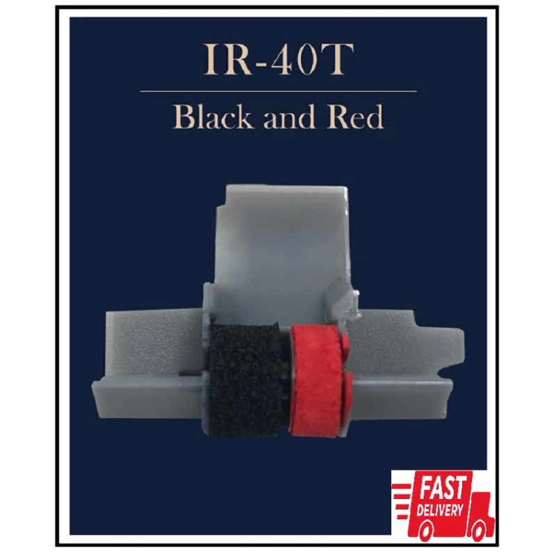 Package of Two Casio HR-100TM and HR-150TM Calculator Ink Roller,