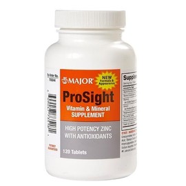 Major ProSight Vitamin and Mineral Supplement High Potency Zinc with Antioxidants - 120 Tablets