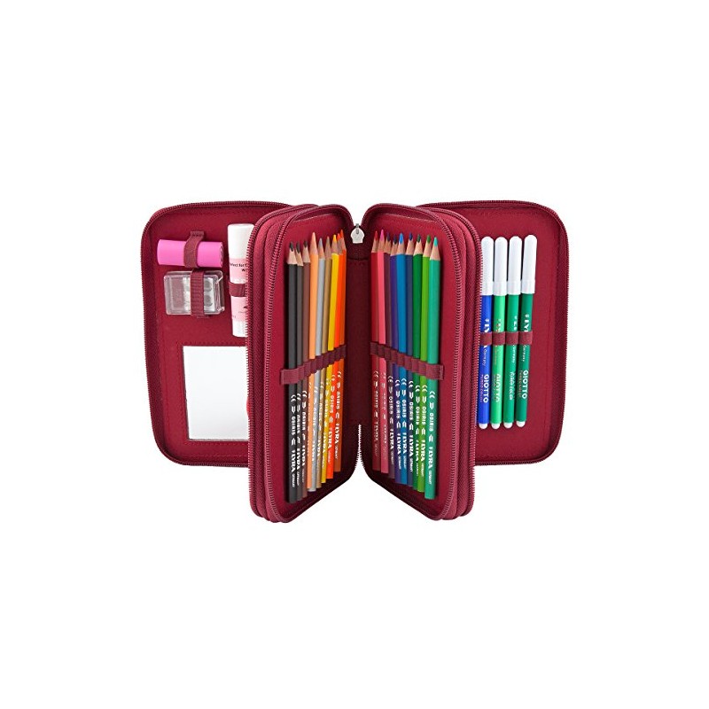 TOPModel 6347 – 3 Pocket Pencil Case, Stars and Stars