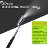 VortecSys Telescoping Magnetic Pickup Tool Set, 4Pcs Round and Square