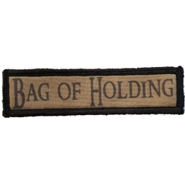 Bag of Holding Patch Funny Morale Patch. Tabletop Gaming Dungeon Roleplaying PatchMade in The USA!