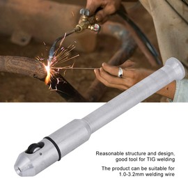 Kadimendium TIG Welding Wire Pen TIG Welding Wire Feed Pen Welding Finger Feeder Rod Holder Silver White Alloy for 1.0-3.2mm Welder Equipment Accessories