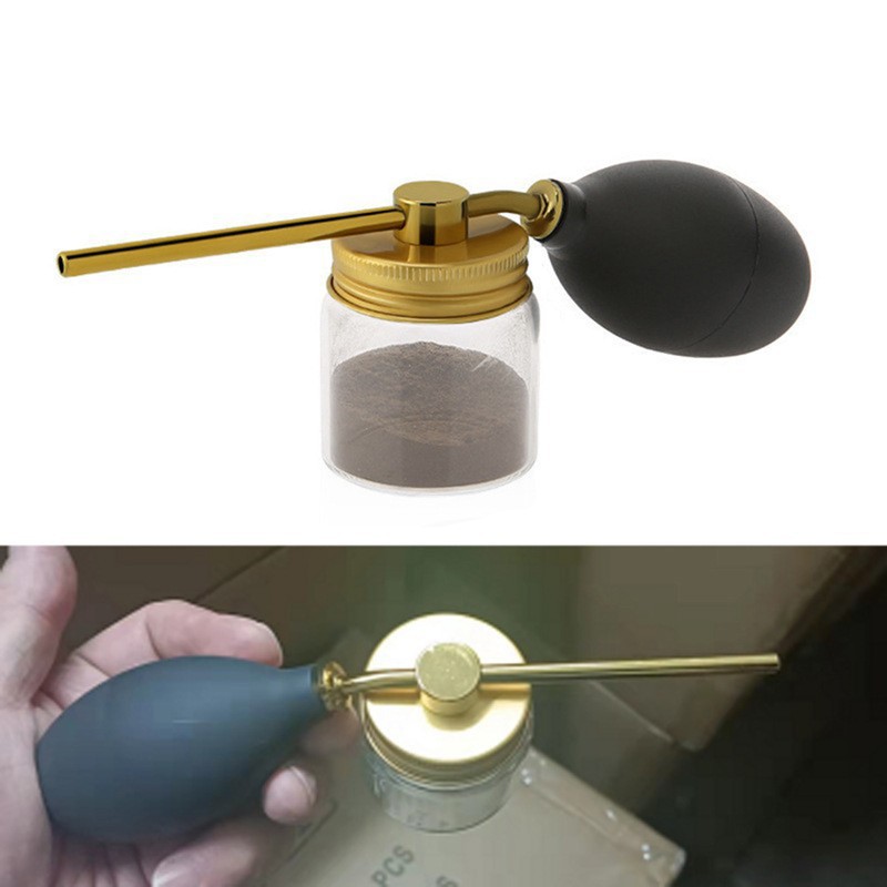 Refillable Spray Bottle Airbag Glass Bottle for Hair Building Powder