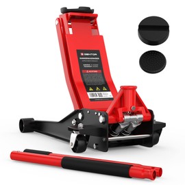 Car Jack 3-ton for car Low Profile Hydraulic Floor-Jack with 2X Rubber Pads for Heavy-Duty Lifting SUV Car